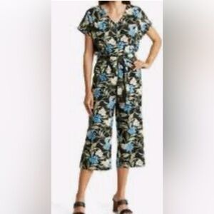 KENSIE Jeans Floral Jumpsuit